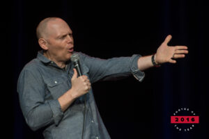 Image of Bill Burr on stage at TD Place in 2016