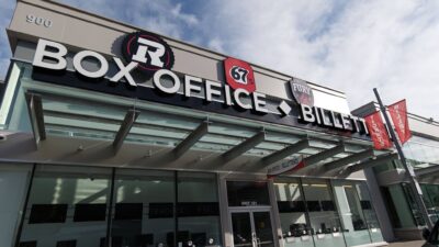 Image of the front of the TD Place box office