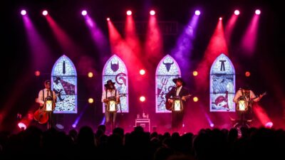 Dead South band on stage performing at TD Place