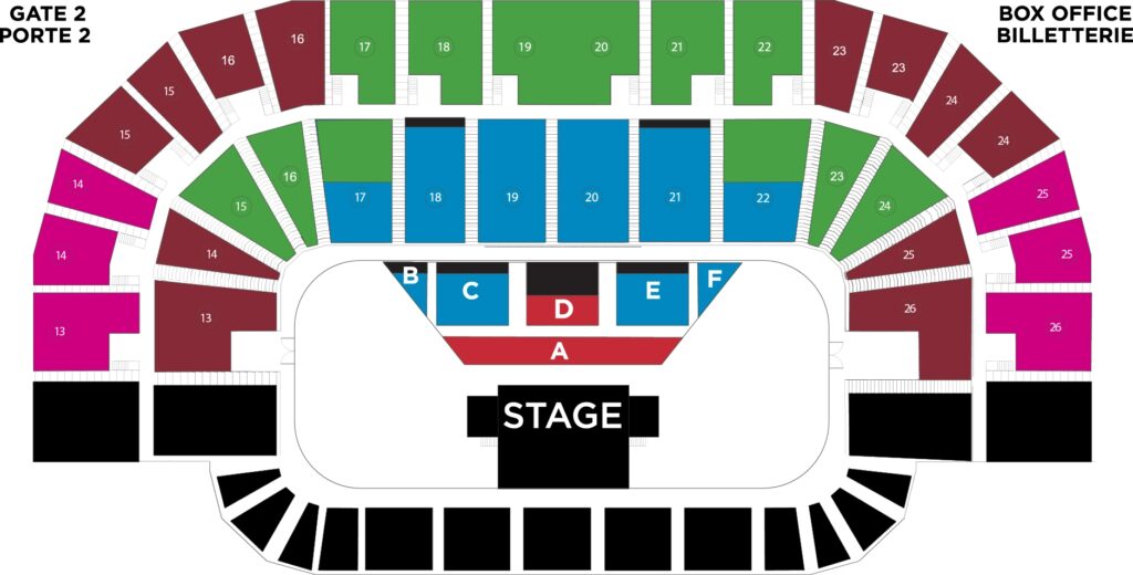 TD Place Arena Map - TD Place | Lansdowne Live