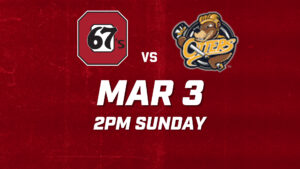 game day 67's mar 3 at 2pm