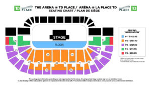 Seating Map Ice Cube 2024 at TD Place