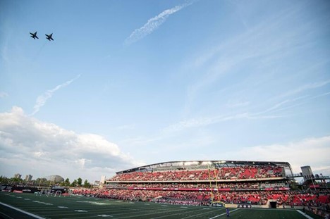 Stadium at TD Place in Ottawa